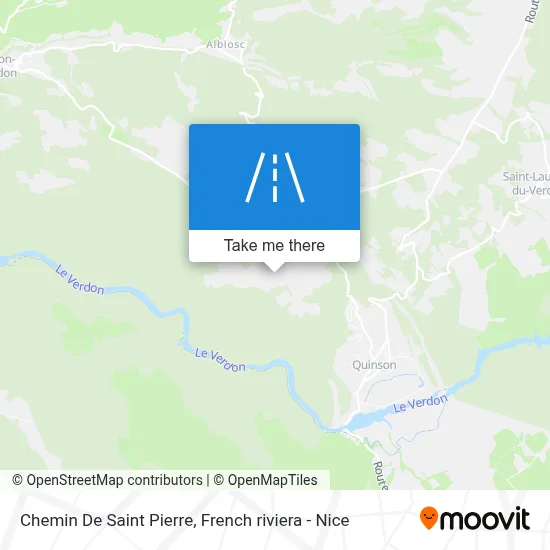 Chemin De Saint Pierre map