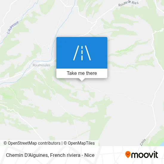 Chemin D'Aiguines map