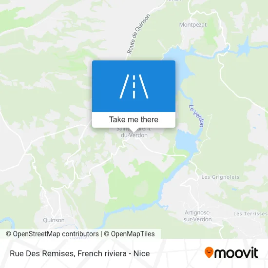 Mapa Rue Des Remises