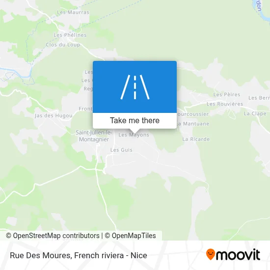 Mapa Rue Des Moures