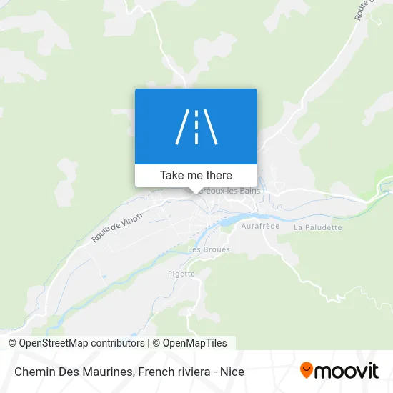 Chemin Des Maurines map