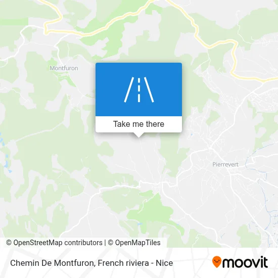 Chemin De Montfuron map