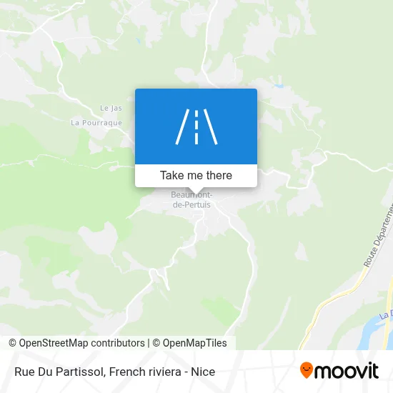 Mapa Rue Du Partissol