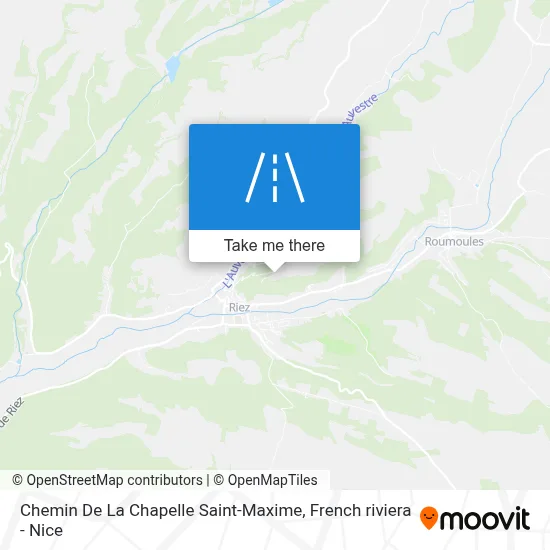 Chemin De La Chapelle Saint-Maxime map