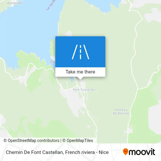 Chemin De Font Castellan map