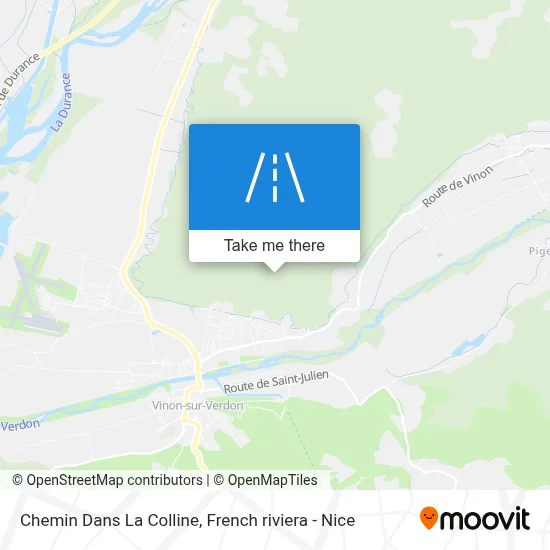 Chemin Dans La Colline map