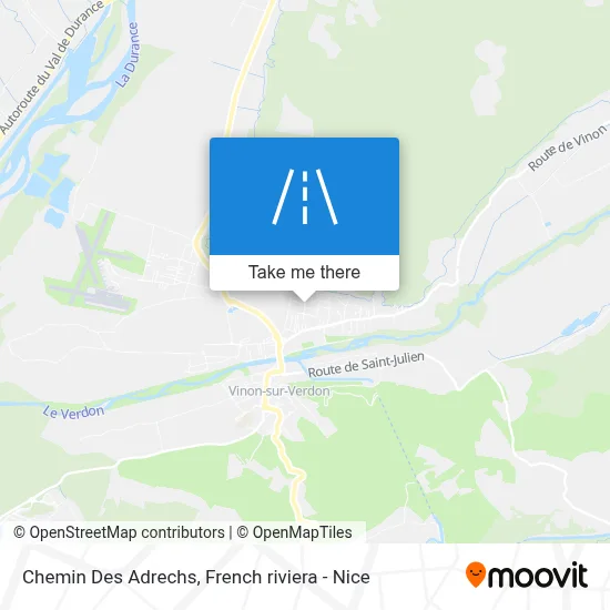 Chemin Des Adrechs map