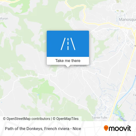 Chemin Des Baudets map
