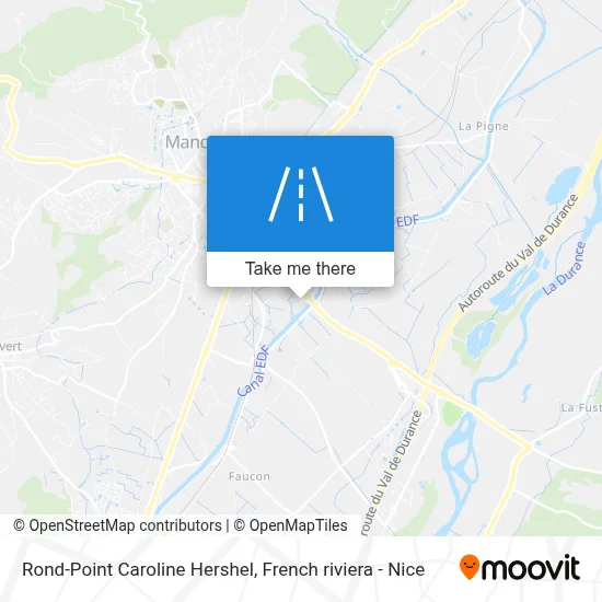 Rond-Point Caroline Hershel map