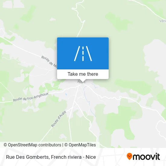 Rue Des Gomberts map