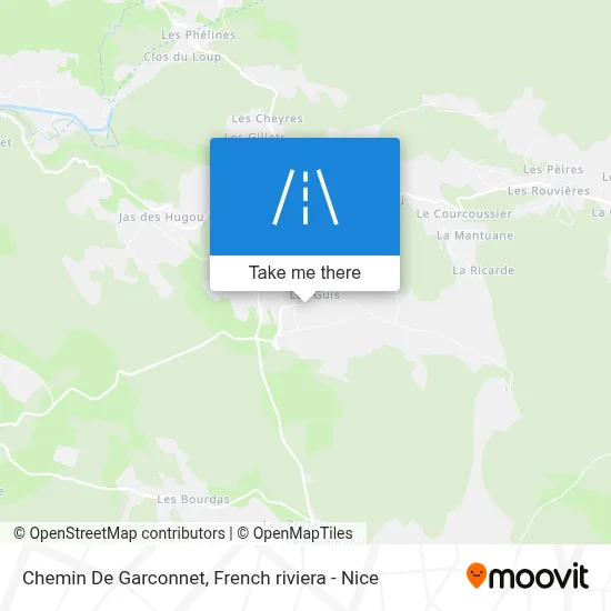 Chemin De Garconnet map