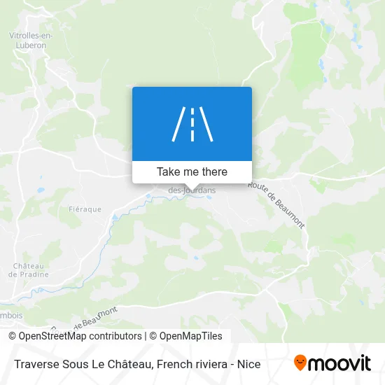 Traverse Sous Le Château map
