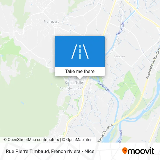 Mapa Rue Pierre Timbaud