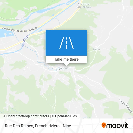 Rue Des Ruines map