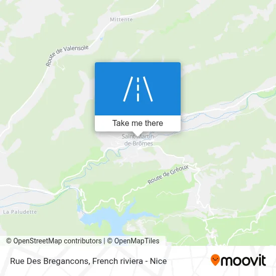 Rue Des Bregancons map