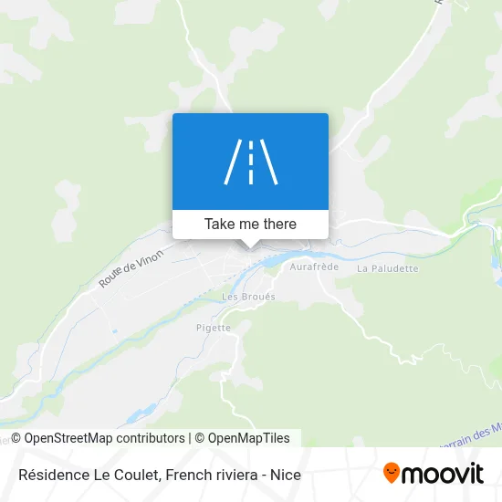 Résidence Le Coulet map
