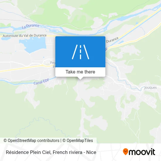 Résidence Plein Ciel map