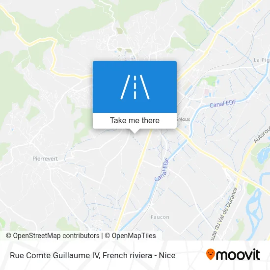 Rue Comte Guillaume IV map