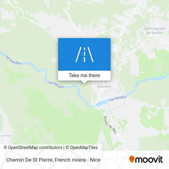 Chemin De St Pierre map
