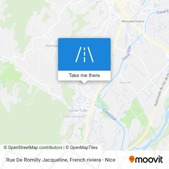 Rue De Romilly Jacqueline map
