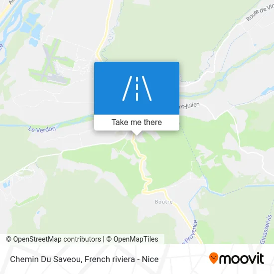 Chemin Du Saveou map