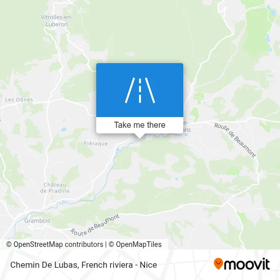 Chemin De Lubas map