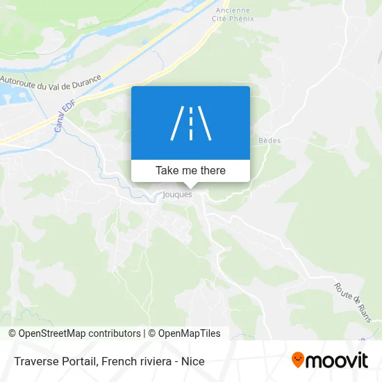 Traverse Portail map