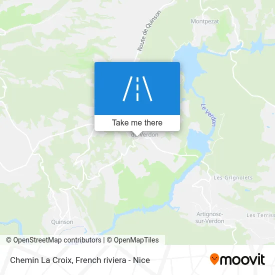 Chemin La Croix map