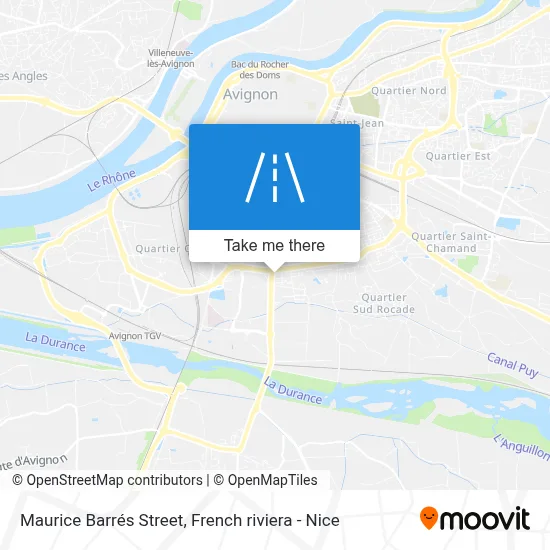 Rue Maurice Barrés map