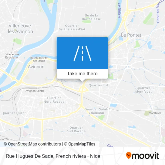 Rue Hugues De Sade map
