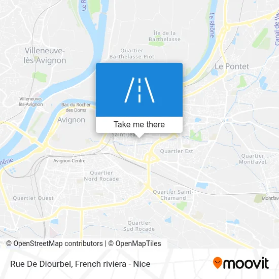 Rue De Diourbel map