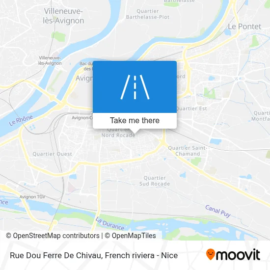 Rue Dou Ferre De Chivau map