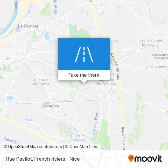 Mapa Rue Pavilot
