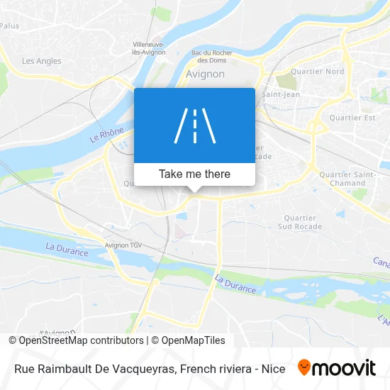 Rue Raimbault De Vacqueyras map