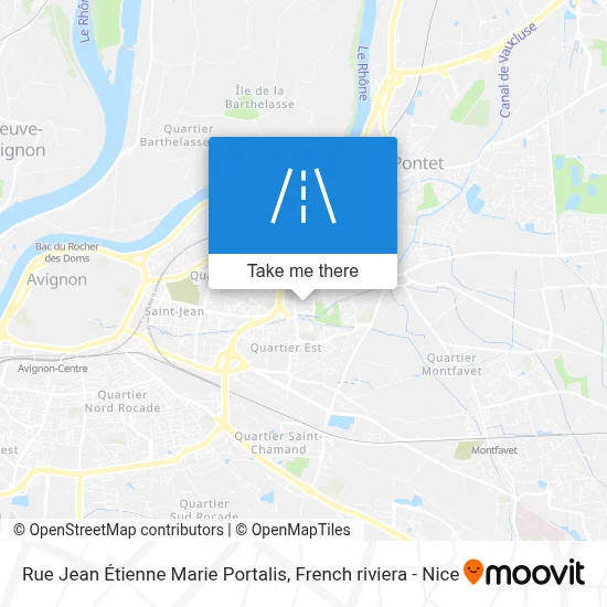 Rue Jean Étienne Marie Portalis map