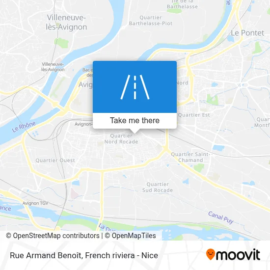 Rue Armand Benoît map