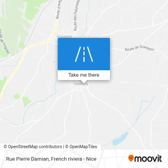 Mapa Rue Pierre Damian