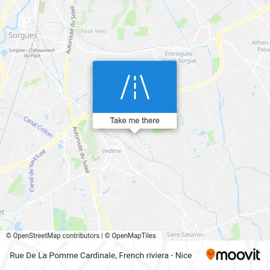Rue De La Pomme Cardinale map