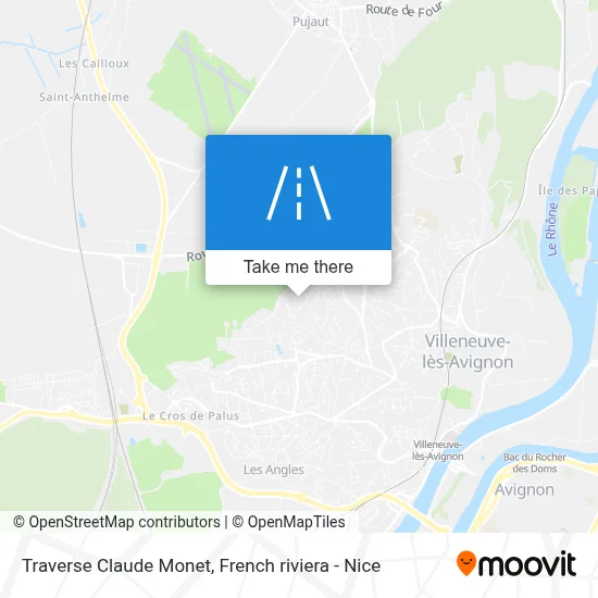 Traverse Claude Monet map