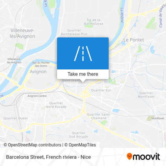 Rue De Barcelone map