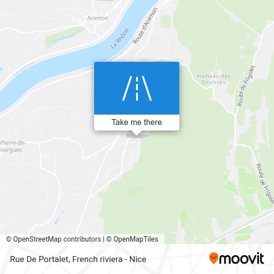 Rue De Portalet map
