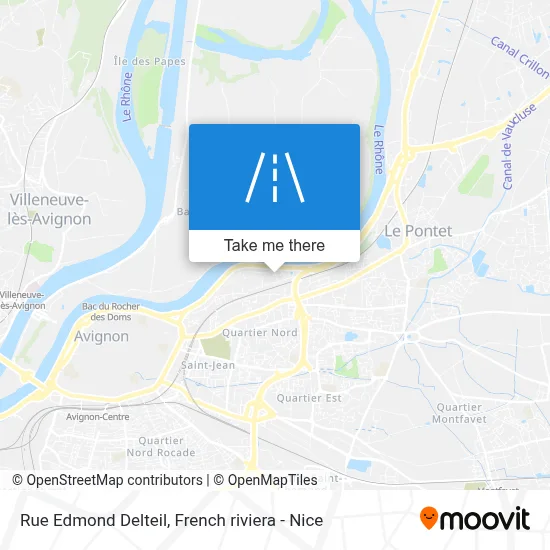 Rue Edmond Delteil map