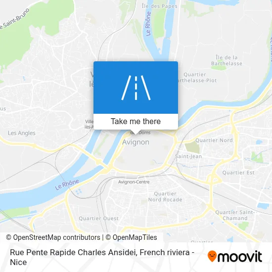 Rue Pente Rapide Charles Ansidei map