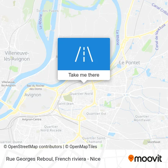 Rue Georges Reboul map