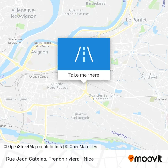 Mapa Rue Jean Catelas