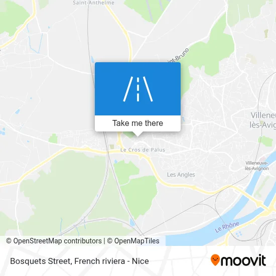 Mapa Rue Des Bosquets