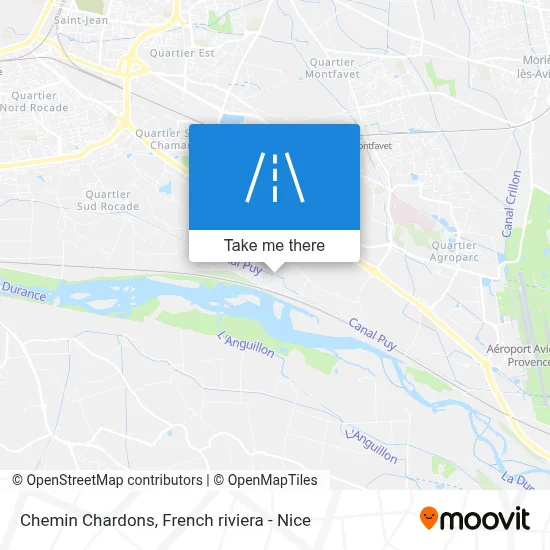Mapa Chemin Chardons
