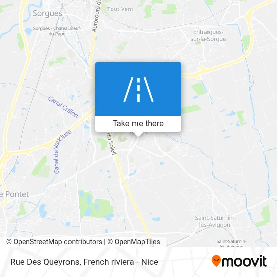 Rue Des Queyrons map