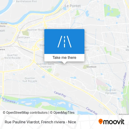 Rue Pauline Viardot map