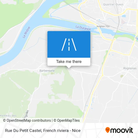 Mapa Rue Du Petit Castel